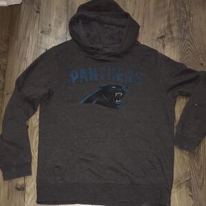 Carolina Panthers Dan Morgan is back Grey Vintage hoodie hooded sweatshirt M